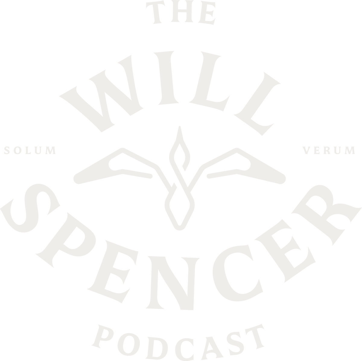 Will Spencer Podcast Logo - White